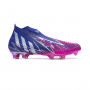 Predator Edge + FG Collegiate Purple-Srebrny metalik-Shock Pink