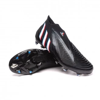 Bota Predator Edge + FG Core Black-White-Vivid Red