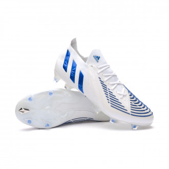 Chuteira Predator Edge .1 L FG White-Blue