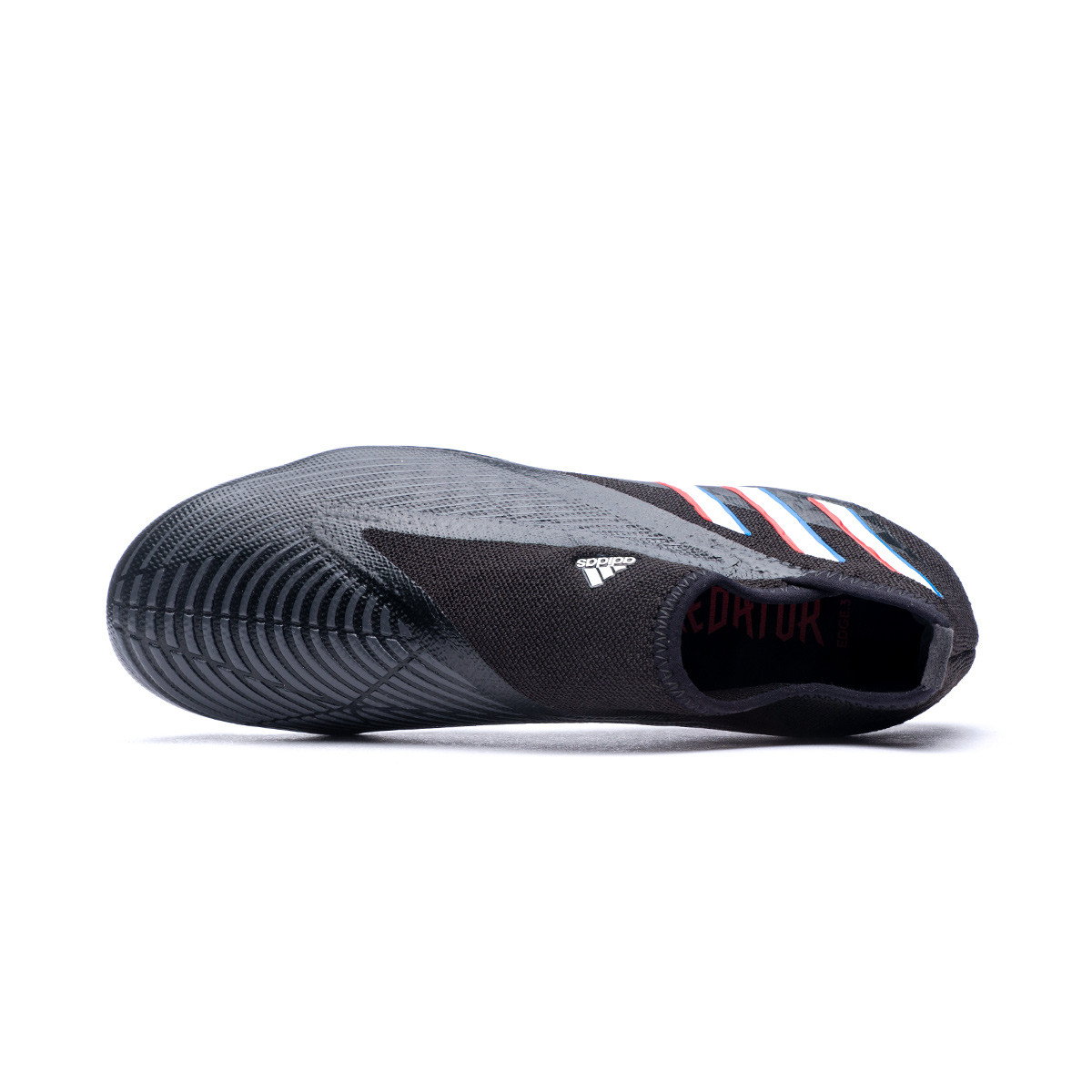 Bota de fútbol adidas Predator Edge .3 LL FG Core Black-White-Vivid Red -  Fútbol Emotion