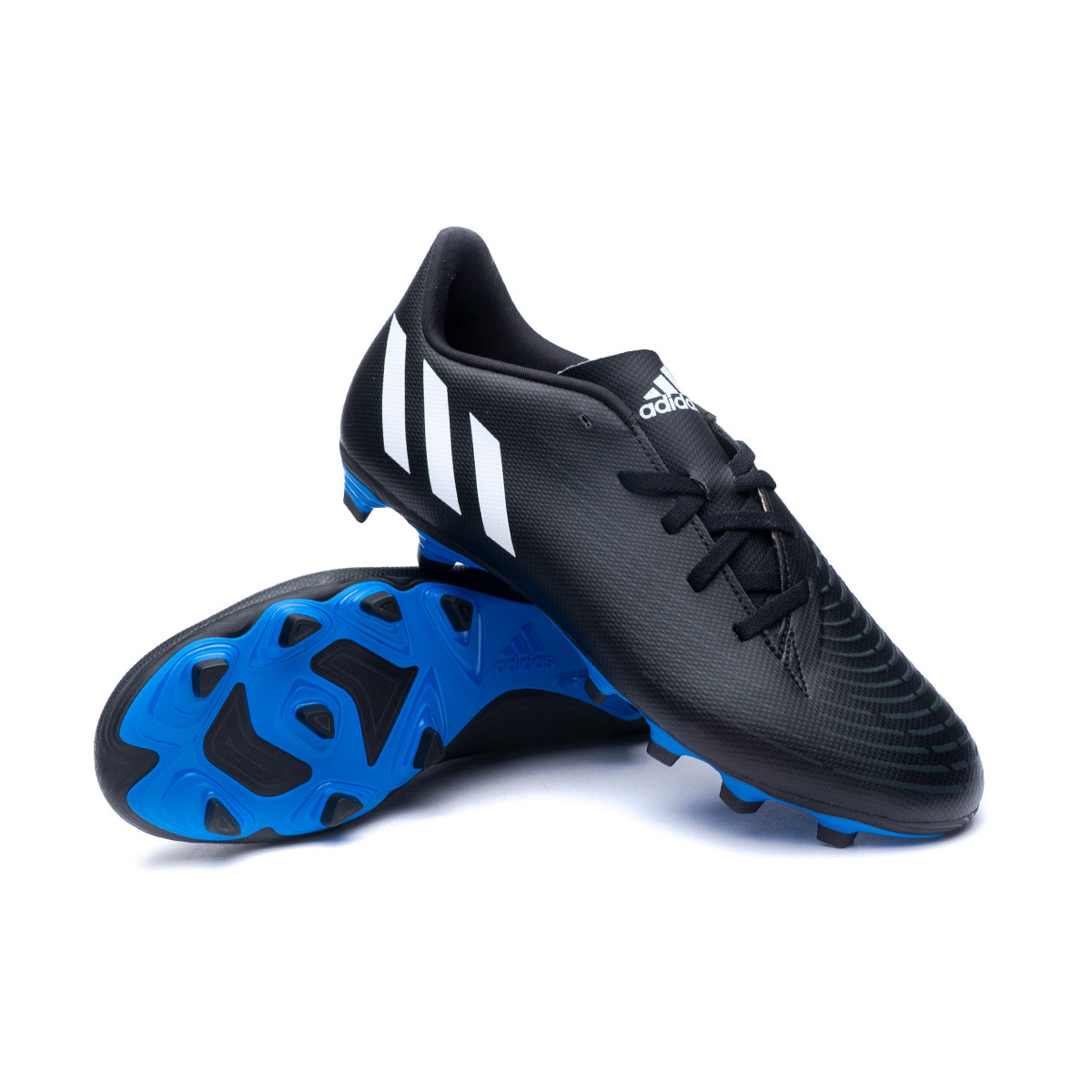 Bota fútbol adidas Predator Edge .4 Core Black-White-Vivid Red - Fútbol Emotion