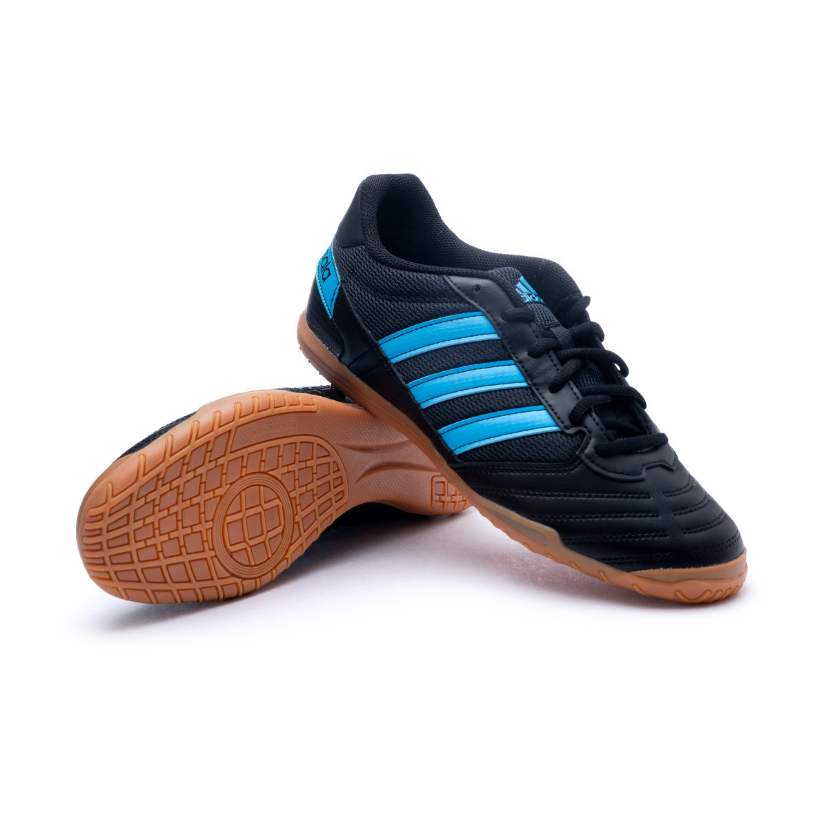 Zapatilla de Fútbol sala adidas Super Sala Core Black-Sky Rush-Core Black -  Fútbol Emotion