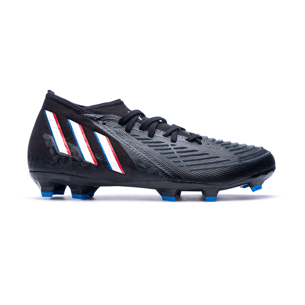 Bota de fútbol adidas Predator Edge .2 FG Core Black-White-Vivid Red -  Fútbol Emotion