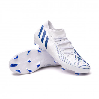 Chuteira Predator Edge .3 FG White-Blue