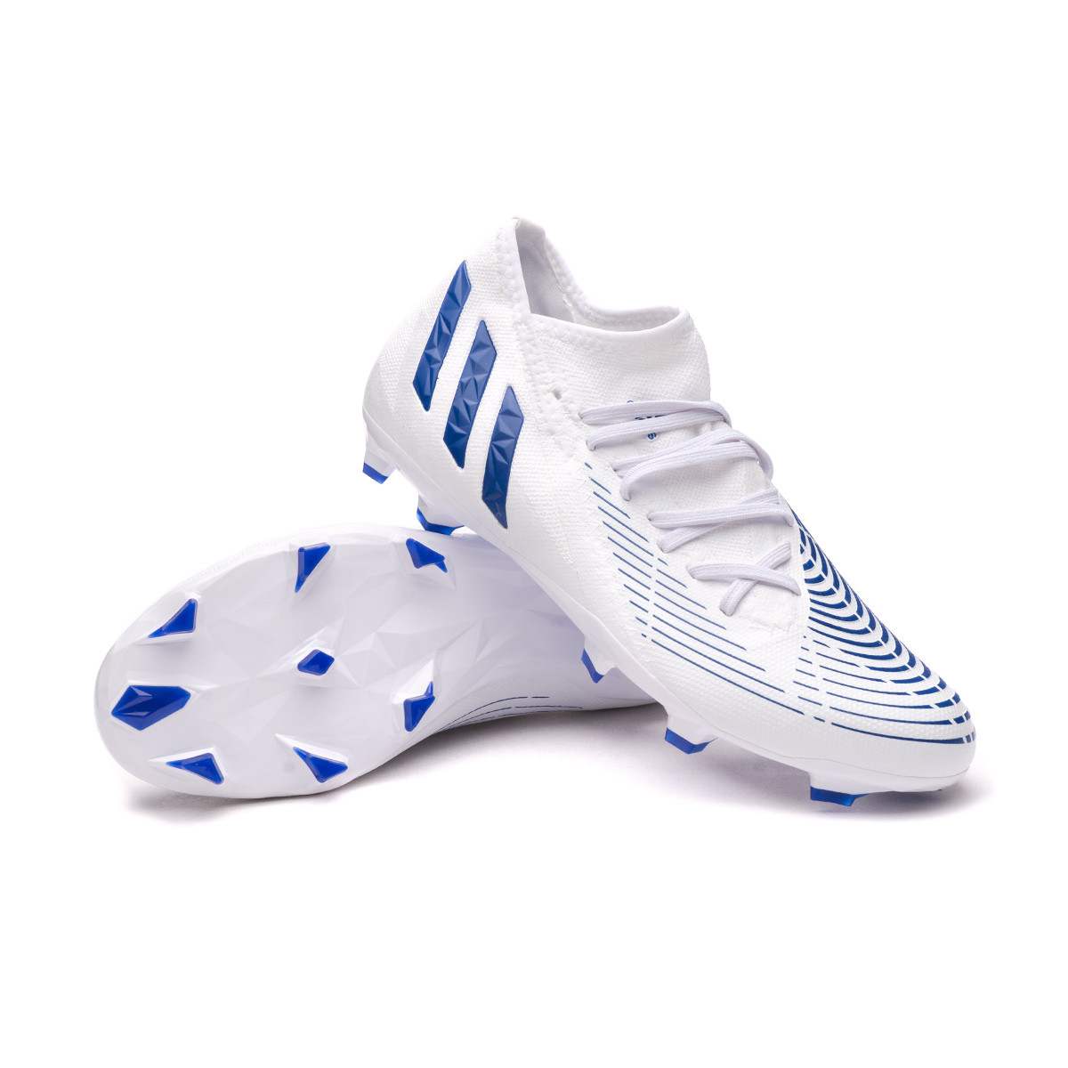 Football Boots adidas Predator Edge .3 FG White-Blue - Fútbol Emotion
