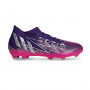 Predator Edge .3 FG Collegiate Purple-Silver Metallic-Shock Pink