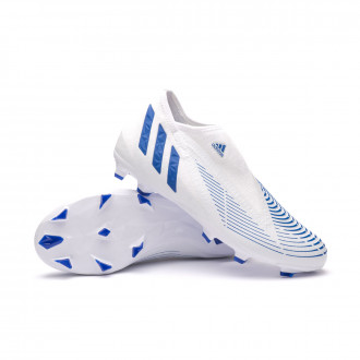 Chuteira Predator Edge .3 LL FG White-Blue