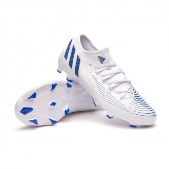 Chuteira Predator Edge .3 L FG White-Blue