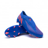 Zapatos de fútbol Predator Edge .3 LL FG Niño Blue-White-Turbo