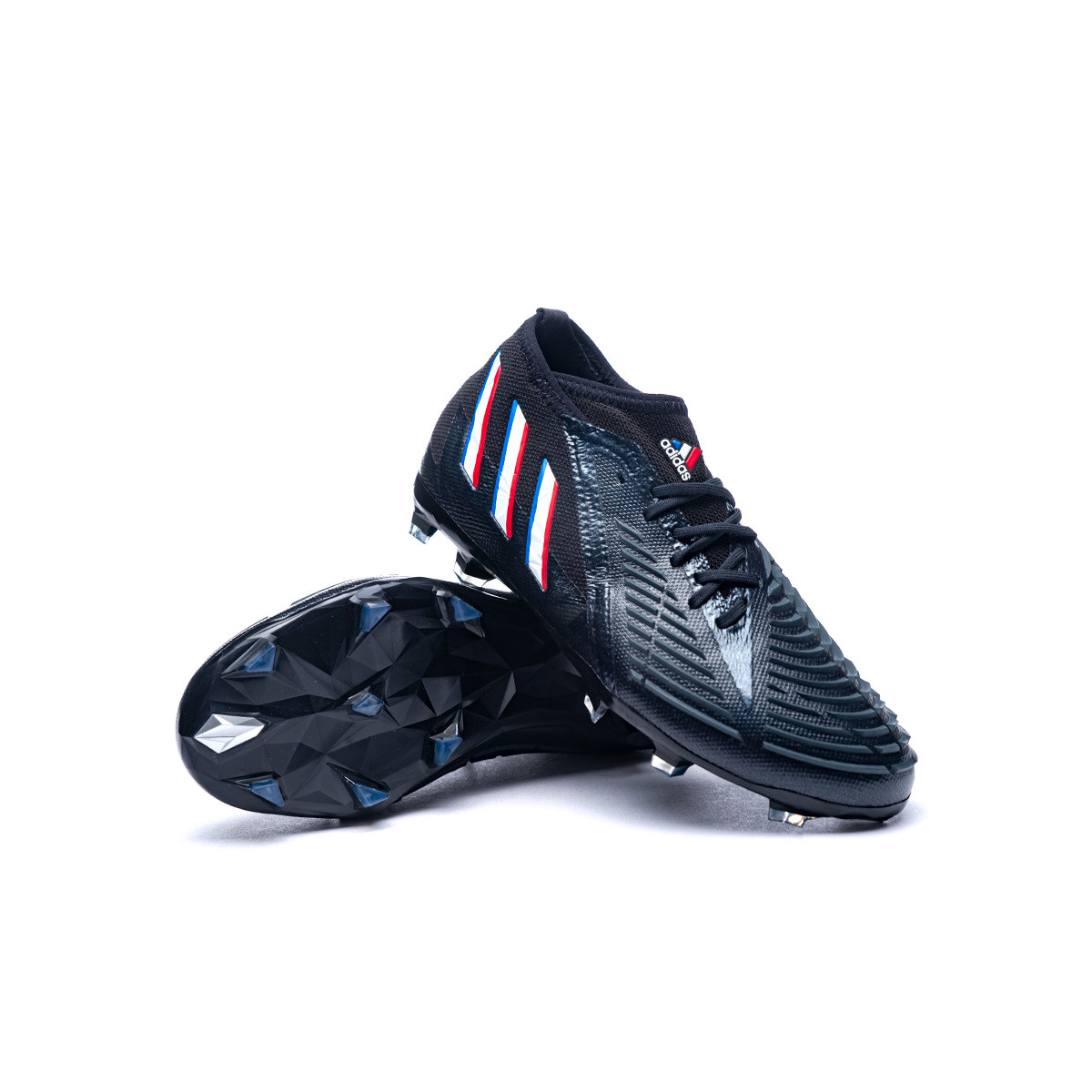 Scarpe adidas Predator Edge .1 FG Bambino Core Black-White-Vivid Red -  Fútbol Emotion