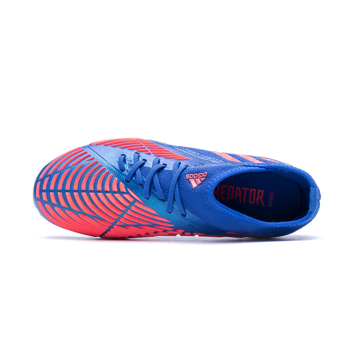 Scarpe adidas Predator Edge .1 FG Bambino Blue-White-Turbo - Fútbol Emotion