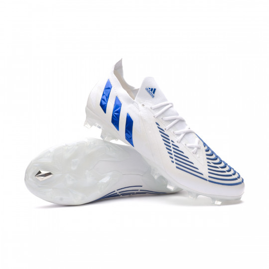 Marca comercial Desear Escritura Bota de fútbol adidas Predator Edge .1 L AG White-Blue - Fútbol Emotion