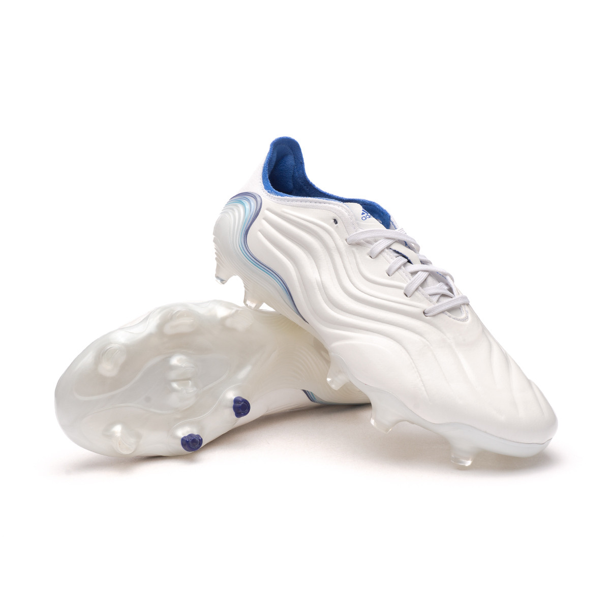Football Boots adidas Copa Sense .1 FG White-Blue - Fútbol Emotion