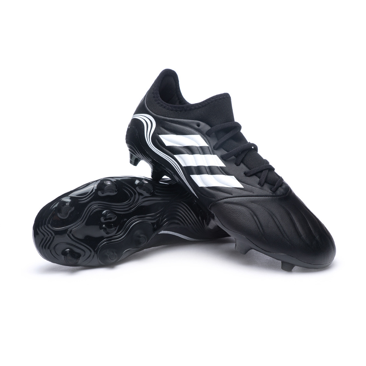 Bota de fútbol adidas Sense .3 Core Black-White-Vivid - Fútbol Emotion