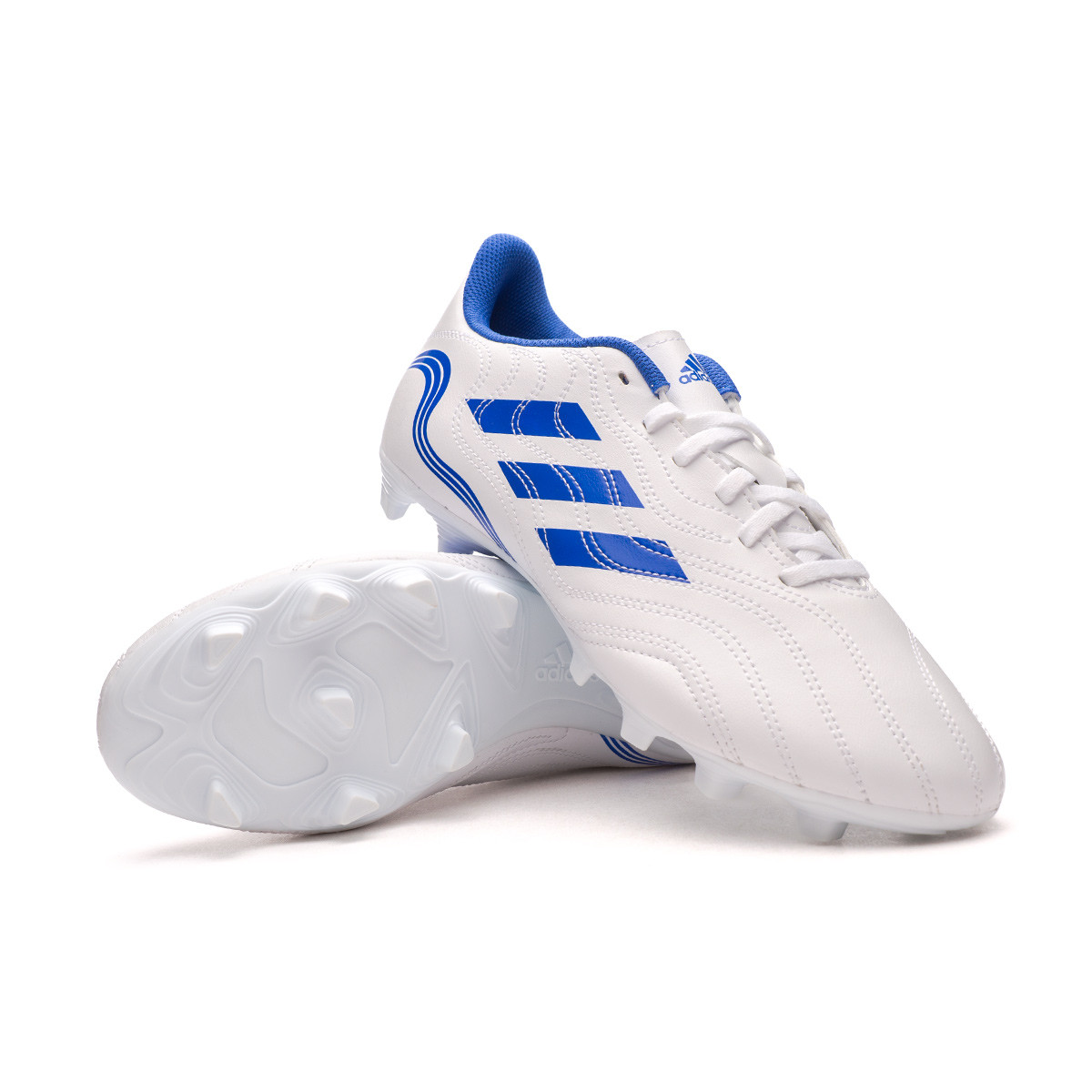 Football Boots adidas Copa Sense .4 FxG White-Blue - Fútbol Emotion