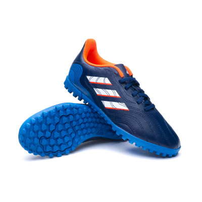 Bota de fútbol adidas Copa Sense .4 Turf Niño Navy Blue-White-Blue - Fútbol  Emotion