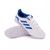 Zapatos de fútbol Copa Sense .4 Turf Niño White-Blue