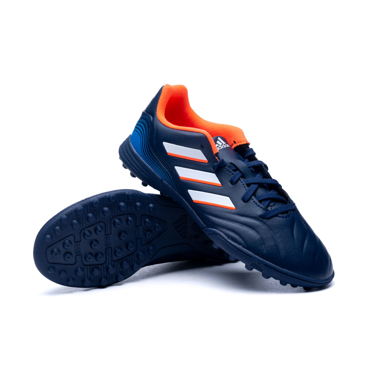 Football Boots adidas Kids Copa Sense .3 Turf Navy Blue White Blue