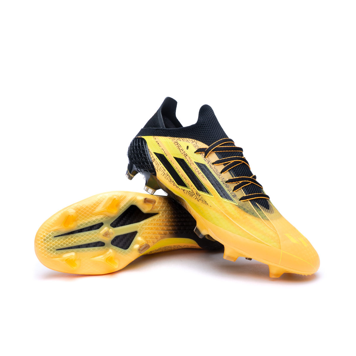 Football Boots Adidas X Speedflow Messi 1 Fg Gold Black Yellow Futbol Emotion