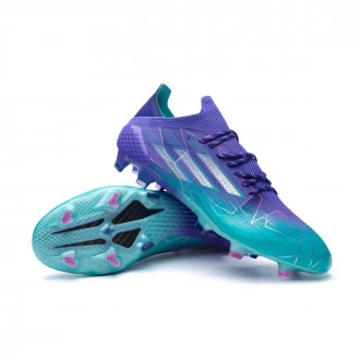Bota X Speedflow .1 FG Purple Rush-Silver Metallic-Mint Rush