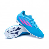Zapatos de fútbol X Speedflow .3 FG Niño Sky Rush-Tmshpn-White