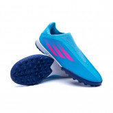 Zapatos de fútbol X Speedflow .3 LL Turf Niño Sky Rush-Tmshpn-White