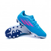 Zapatos de fútbol X Speedflow .3 MG Niño Sky Rush-Tmshpn-White