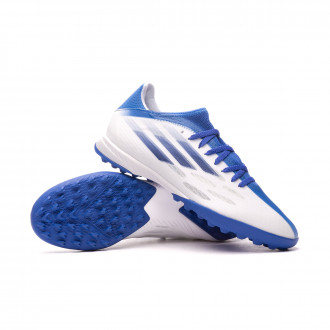 Chuteira X Speedflow .3 Turf White-Legind-Skyrus