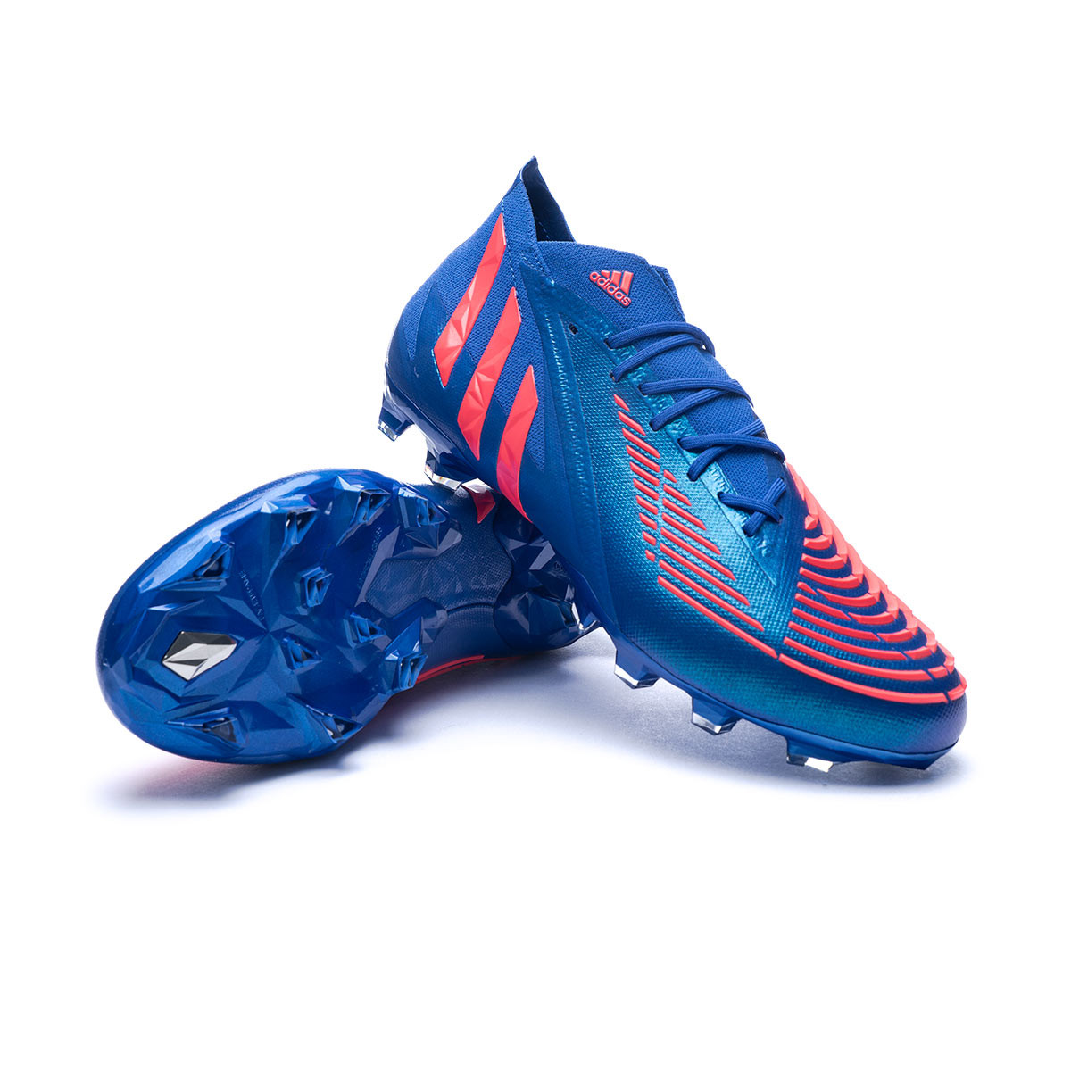 mecanógrafo Atticus Tendero Bota de fútbol adidas Predator Edge .1 AG Blue-White-Turbo - Fútbol Emotion