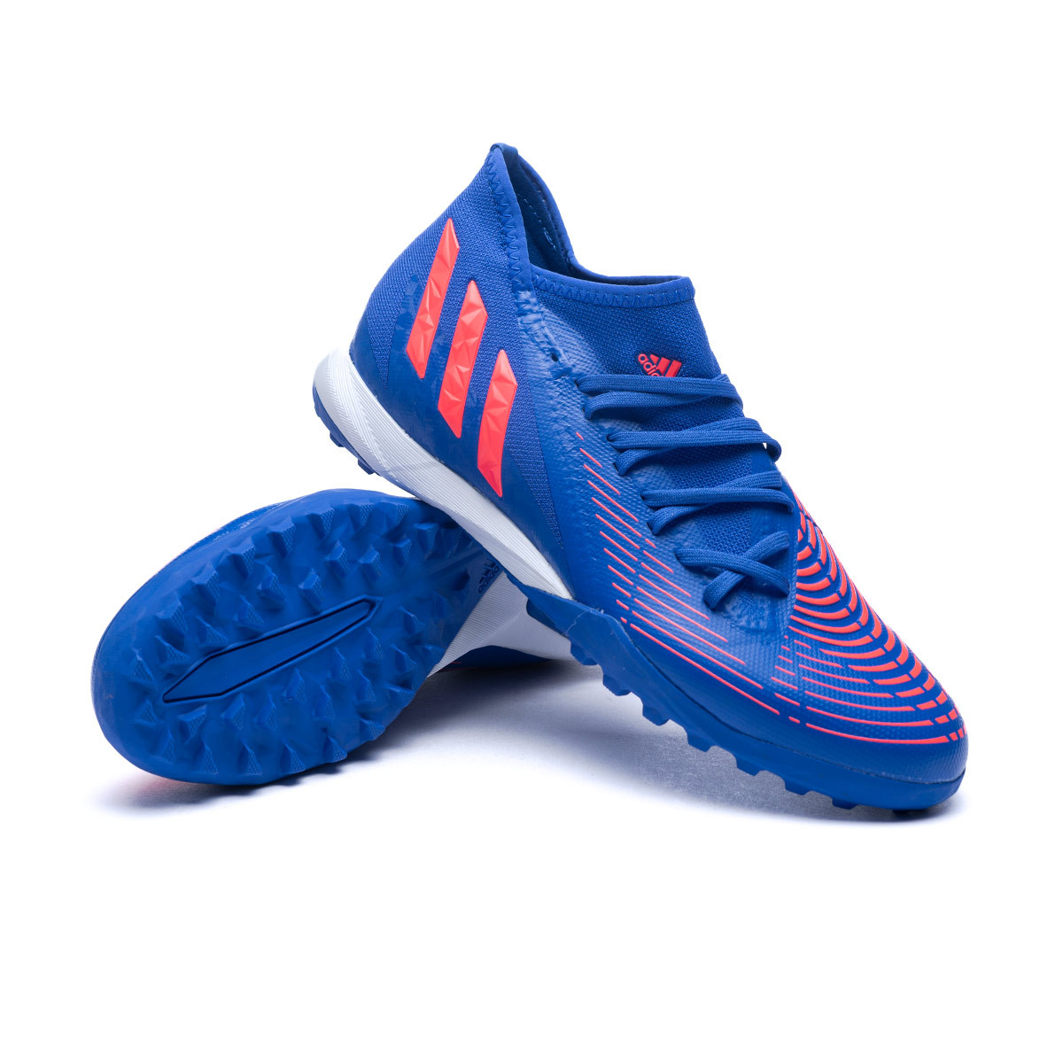 Bota de fútbol adidas Predator .3 Turf Blue-White-Turbo - Fútbol Emotion