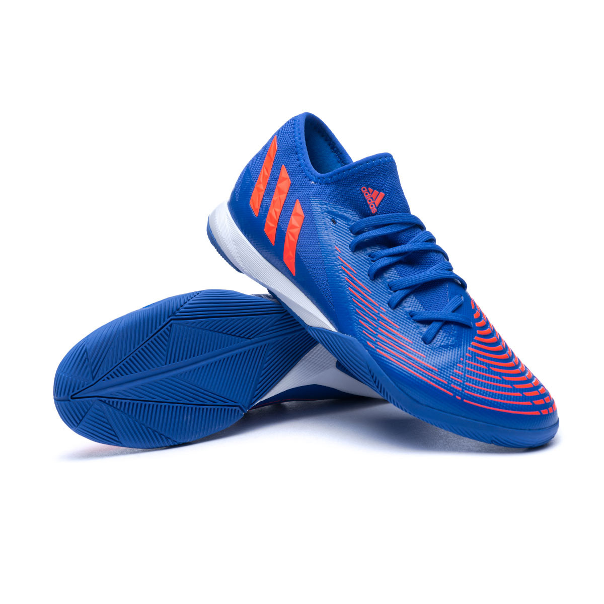 parrilla cabina Audaz Tenis futsal adidas Predator Edge .3 IN Sala Blue-White-Turbo - Fútbol  Emotion