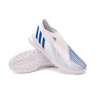 Chuteira Predator Edge .3 LL Turf Branco-Azul
