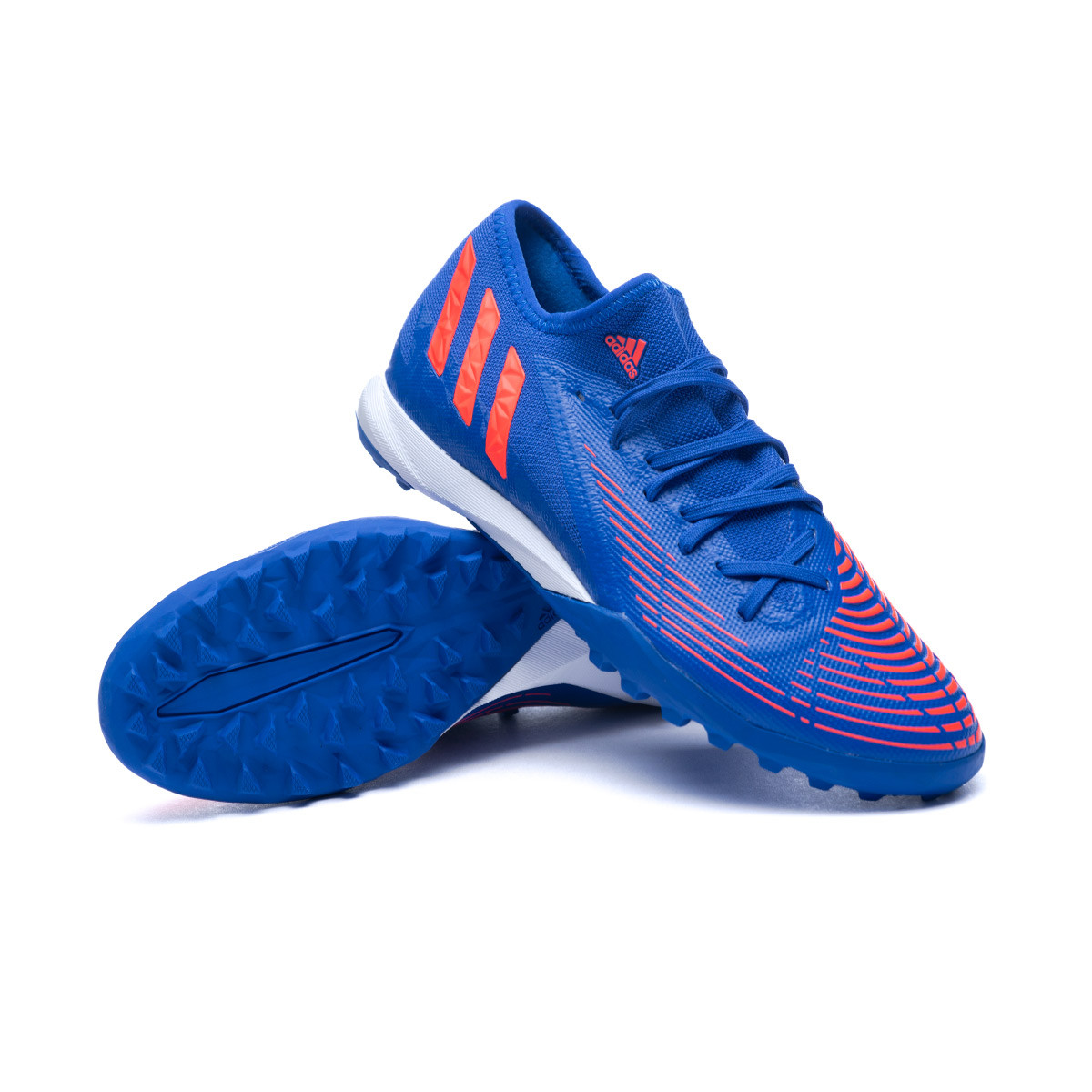 Zapatos fútbol adidas Edge .3 L Turf Blue-White-Turbo Fútbol Emotion