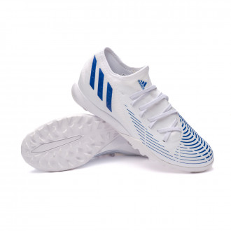 Chuteira Predator Edge .3 L Turf Branco-Azul