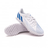 Zapatos de fútbol Predator Edge .4 Turf Niño White-Blue
