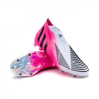 Bota Predator Edge LZ + FG White-Pink