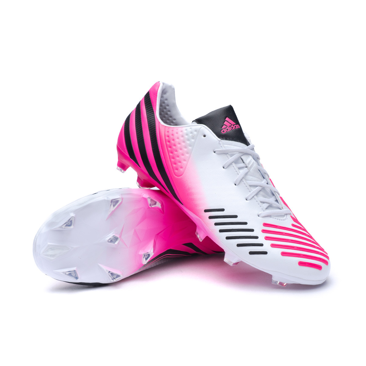 dispersión Lírico Limpia el cuarto Bota de fútbol adidas Predator LZ L FG White Pink - Fútbol Emotion