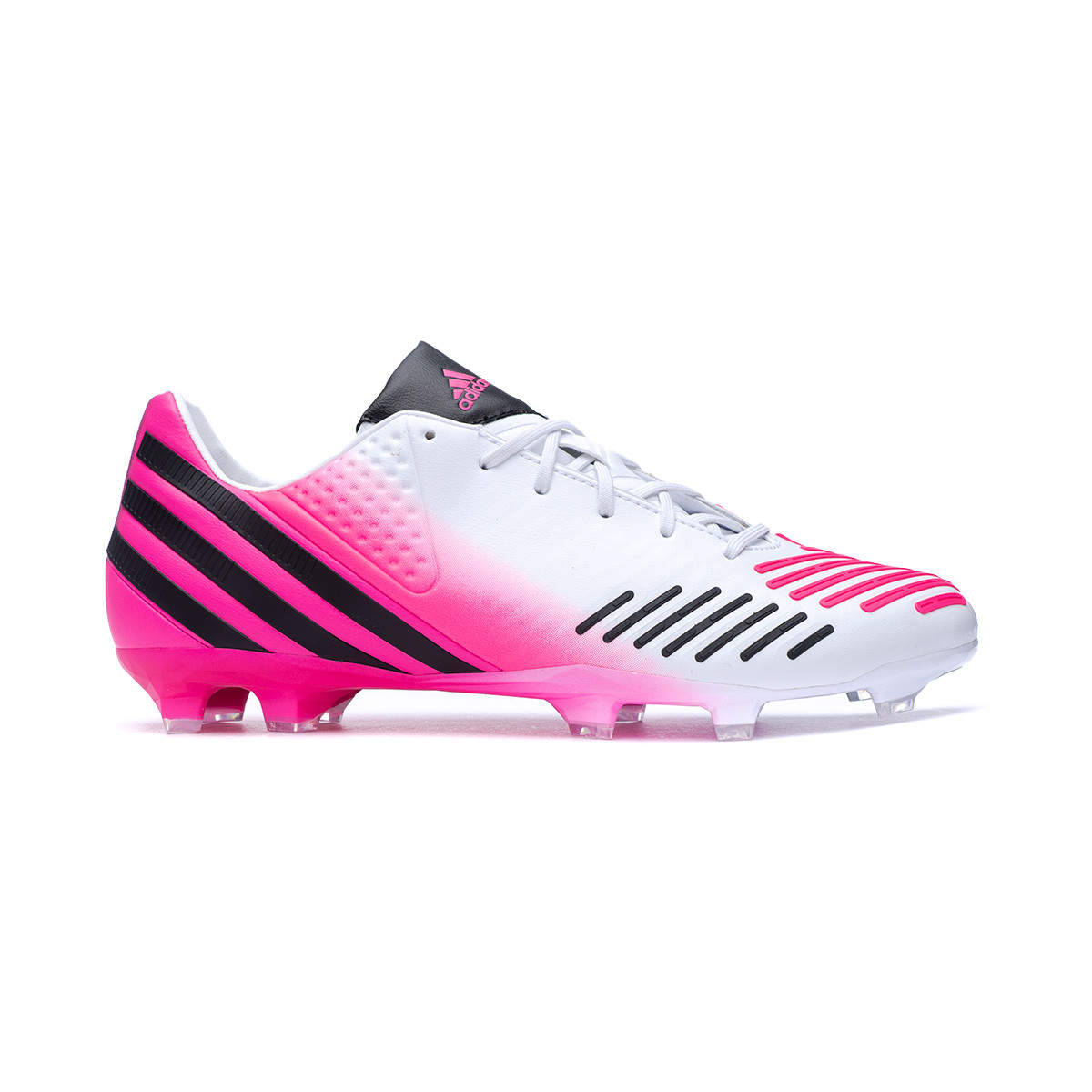 florero Discriminación Firmar Bota de fútbol adidas Predator LZ L FG White Pink - Fútbol Emotion