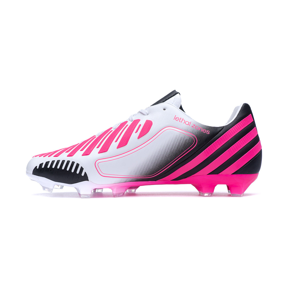 Bota de fútbol adidas LZ L FG White Pink - Fútbol Emotion
