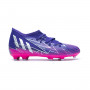Predator Edge .3 FG Niño Collegiate Purple-Srebrny metalik-Shock Pink