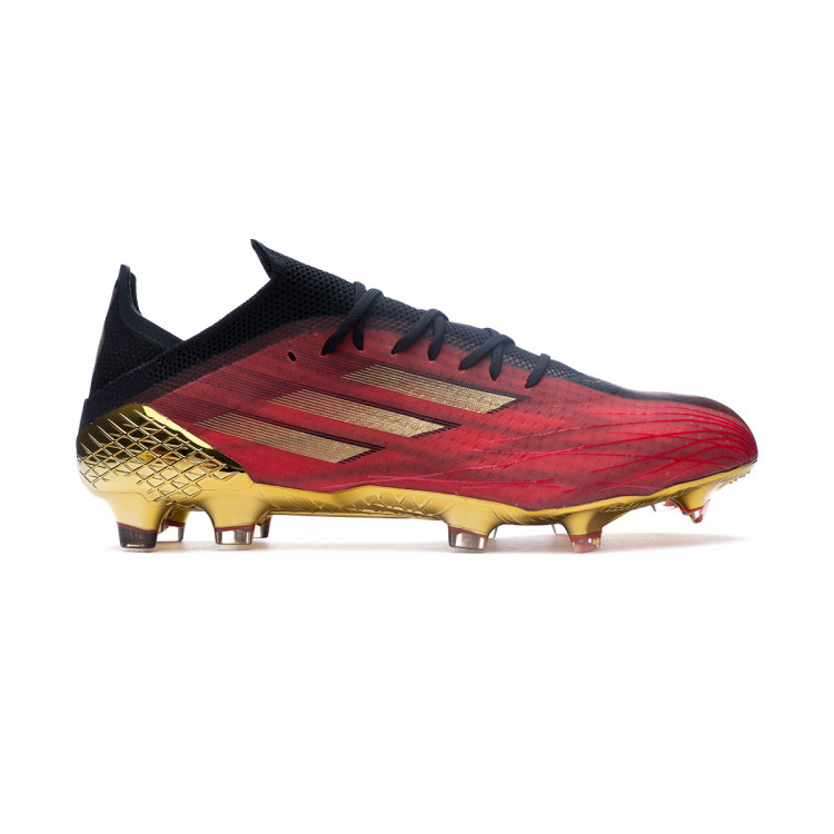 Football Boots adidas X Speedflow .1 FG Vivid Red-Gold Metallic-Black - FÃºtbol Emotion
