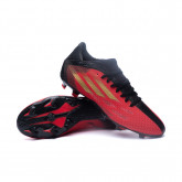 Buty piłkarskie X Speedflow .3 FG Żywy czerwono-złoty metaliczny-czarny