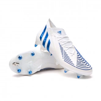 Chuteira Predator Edge .1 SG Blue-White-Turbo