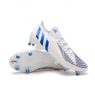 Chuteira Predator Edge .1 L SG White-Blue
