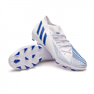 Chuteira Predator Edge .3 MG Branco-Azul