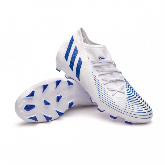 mesa Cambiable Perth Blackborough Bota de fútbol adidas Predator Edge .3 MG White-Blue - Fútbol Emotion