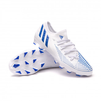 Chuteira Predator Edge .3 L MG White-Blue