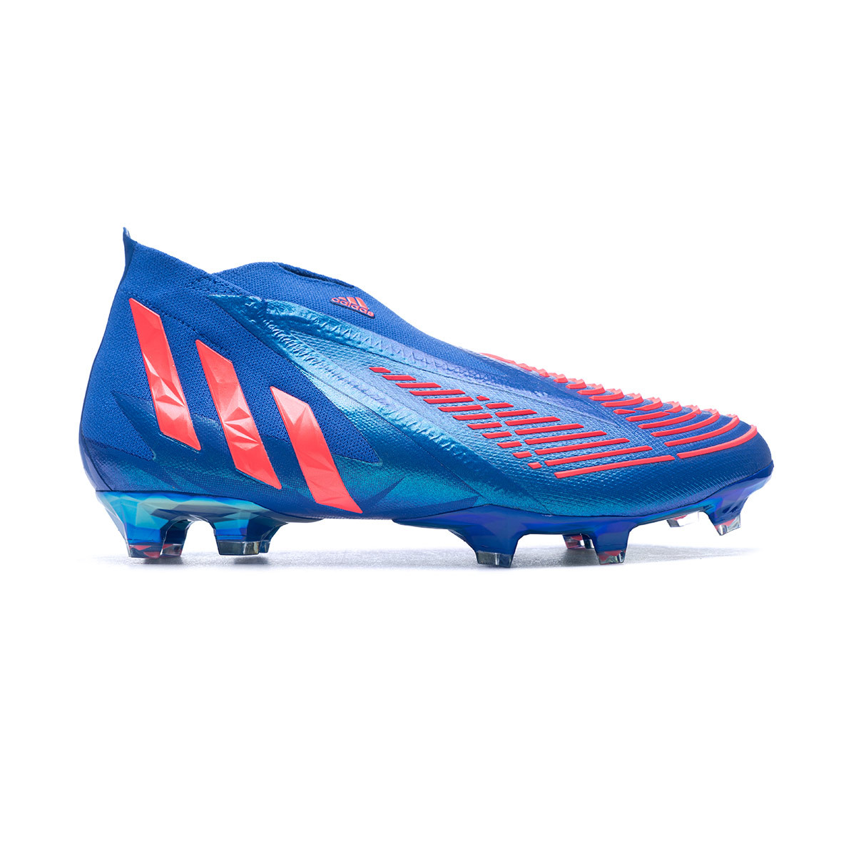blue and white football boots