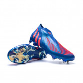 Scarpe adidas Predator Edge + SG Blue-White-Turbo - Fútbol Emotion