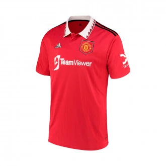 Camisola Manchester United FC Primeiro Equipamento 2022-2023 Real Red